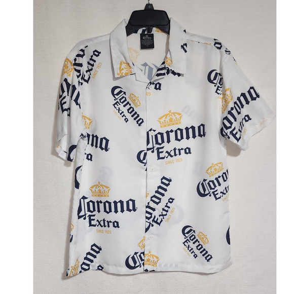Corona short sleeve button up shirt size small - Picture 1 of 6